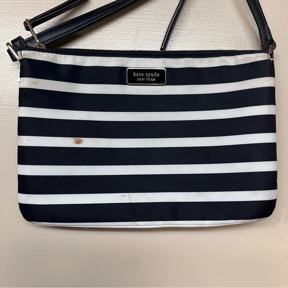 Kate spade Dawn Sailing‎ Stripe Triple Gusset Crossbody Bag